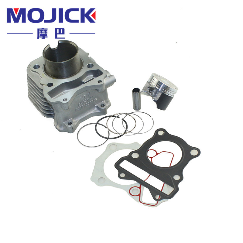 踏板车配件适用铃木新海王星UA125T-A套缸气缸体中缸活塞坏