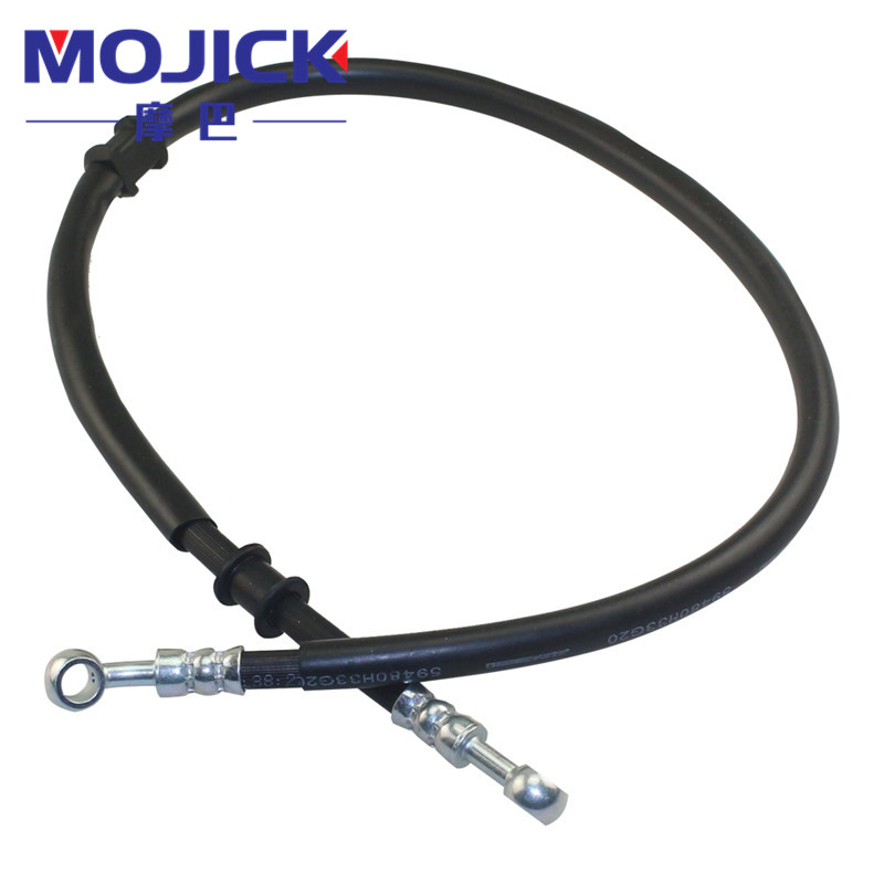 踏板车配件适用铃木新海王星UA125T-A/3天龙星前刹车油管碟刹油管