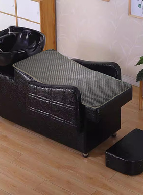 半躺式四季通用款泰式理发店彩麻洗头床床垫子无洞款防滑按摩床垫