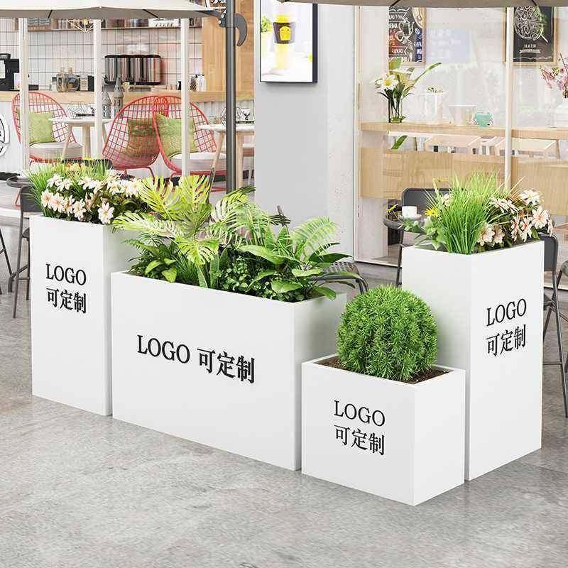 成品不锈钢种植树箱长方形铁艺花槽商业街外摆花坛花盆架户外花箱,商业/办公家具,花坛/花箱,淘宝优惠券,粉丝福利购,淘宝优惠卷