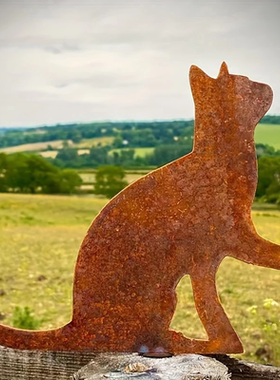 乡村庭院木桩装饰-户外生