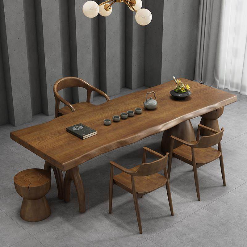 全实木茶桌椅组合简约现代大板茶台客厅家用原木茶几阳台泡茶桌子,住宅家具,家用茶台/茶桌,淘宝优惠券,粉丝福利购,淘宝优惠卷