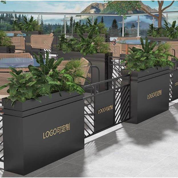 户外长方形金属花箱铁艺不锈钢可移动成品阳台庭院广场种植箱定制,商业/办公家具,花坛/花箱,淘宝优惠券,粉丝福利购,淘宝优惠卷