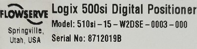 福斯Flowserve Logix 500si 510SI-15-W2DSE-003-000 定位器 议价