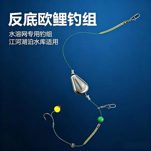反底欧鲤钓组套装水溶网