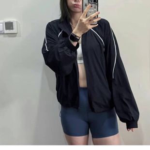 加拿大代购lululemon License to Train运动轻薄校园夹克外套宽松