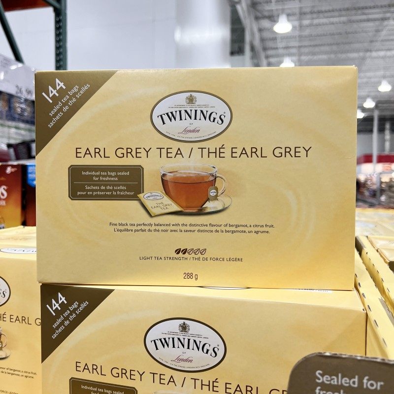 加拿大代购 twinings英国 川宁伯爵午后红茶144小包 288g