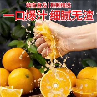 正宗江西赣南会昌脐橙当季新鲜水果手剥橙子10斤送礼整箱产地直发