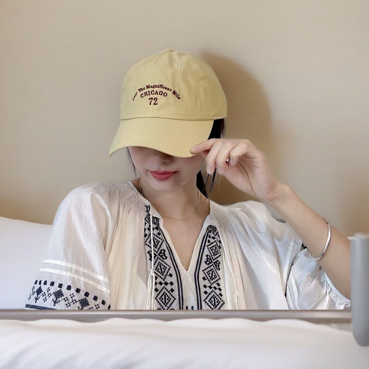 韩国进口好看速干棒球帽鸭舌帽女