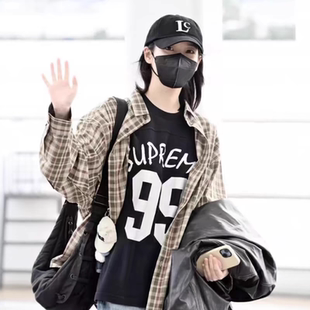 iu同款LC刺绣棒球帽春夏秋三季防晒遮阳鸭舌帽男女款简约大方上头