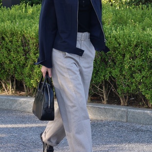 纽约美术馆 小夹克外套 复古休闲老钱风飞行员夹克