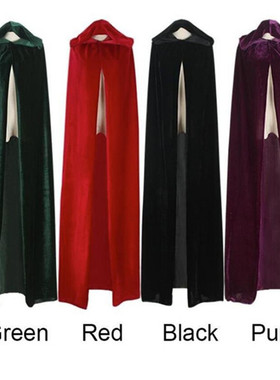 32色男女通cos斗篷汉服外搭披风演出舞台走秀天鹅绒万圣节披肩