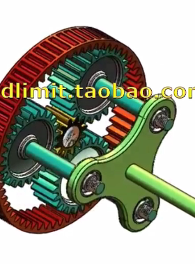 Solidworks行星齿轮设计制作视频教程Proe FreeCAD UGNX CREO教程