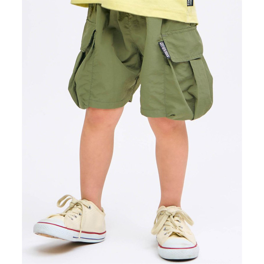 日本 BREEZE 2025夏季儿童裤速干柔软透气轻薄工装口袋4分裤短裤,童装/婴儿装/亲子装,裤子,淘宝优惠券,粉丝福利购,淘宝优惠卷