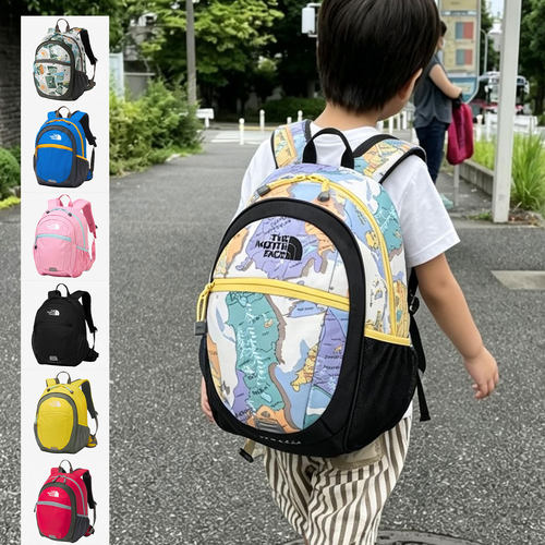 日本北面 the north face 2026儿童户外登山上学双肩背包书包15L