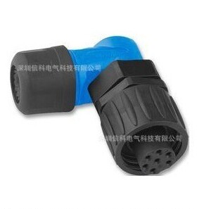 Amphenol安费诺圆形工业连接器直角插头C01630D00610012