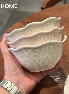 漂亮饭碗！粉色法式复古高温陶瓷甜品碗沙拉碗米饭碗早餐水果小碗