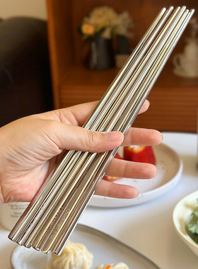 316L不锈钢防滑抗菌筷子