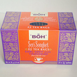 2盒包邮 马来西亚进口宝乐 BOH 伯爵柑橘茶 水果茶 50克