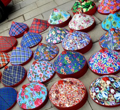 新款防晒挡雨越南帽cos表演道具