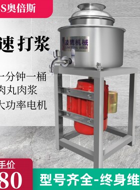 不锈钢商用肉丸机牛丸打浆机绞肉