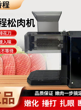 香程肉排嫩肉机商用电动大功率牛排嫩化入味多功能不锈钢松肉机器