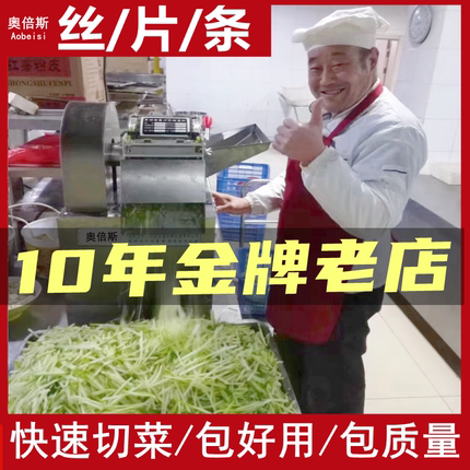 土豆切丝机电动切菜机刨丝食堂水果石榴切片商用多功能萝卜切条机