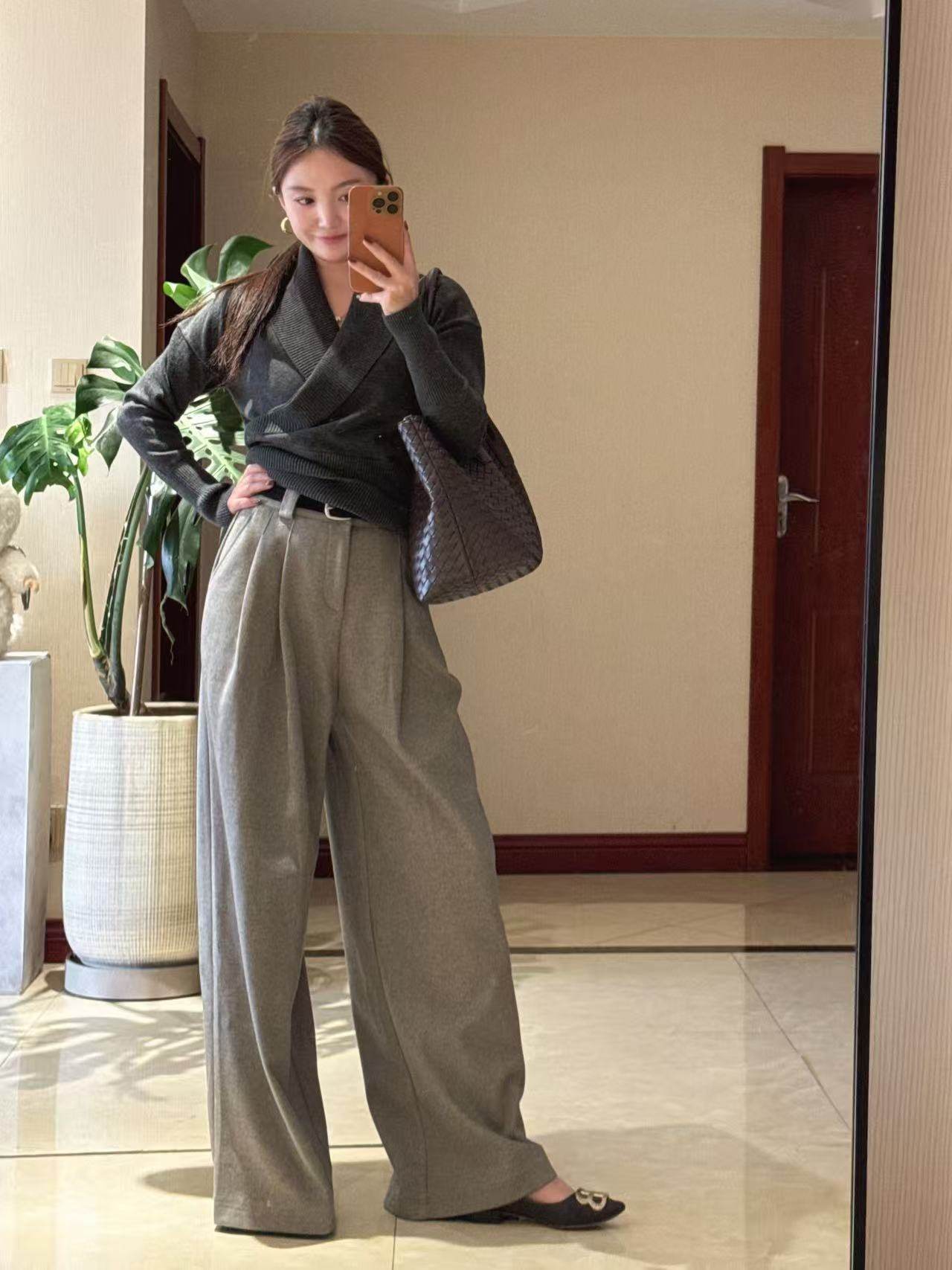 VIVISHOP 2025新款法式复古气质休闲裤阔腿裤,女装/女士精品,休闲裤,淘宝优惠券,粉丝福利购,淘宝优惠卷