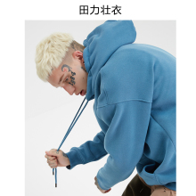 2025年秋冬季卫衣加绒oversize潮男连帽休闲慵懒宽松帽衫加厚卫衣