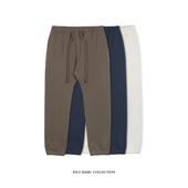 IDLT 原创咖啡色基础百搭ins 抽绳男新款 加绒束口卫裤 宽松运动裤