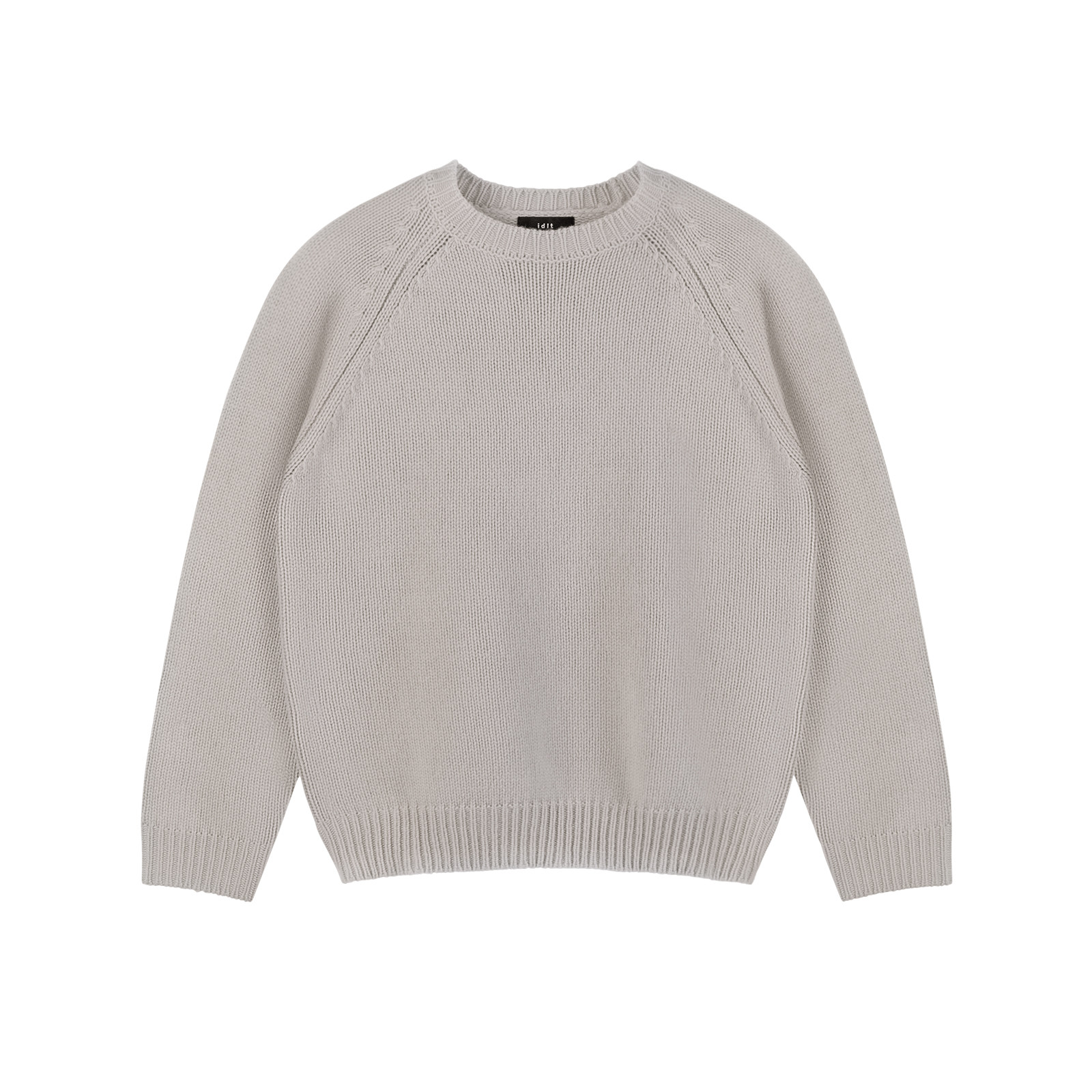 thumbnail for IDLT 宽松 粗针加厚UPW 78%羊毛 插肩袖套头毛衣基础百搭休闲保暖