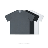 落肩廓形圆领T恤宽松短袖 IDLT 凉感纤维 欧美街头百搭日系ins