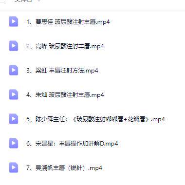 玻尿酸丰唇合集梁虹陈少舜宋建星