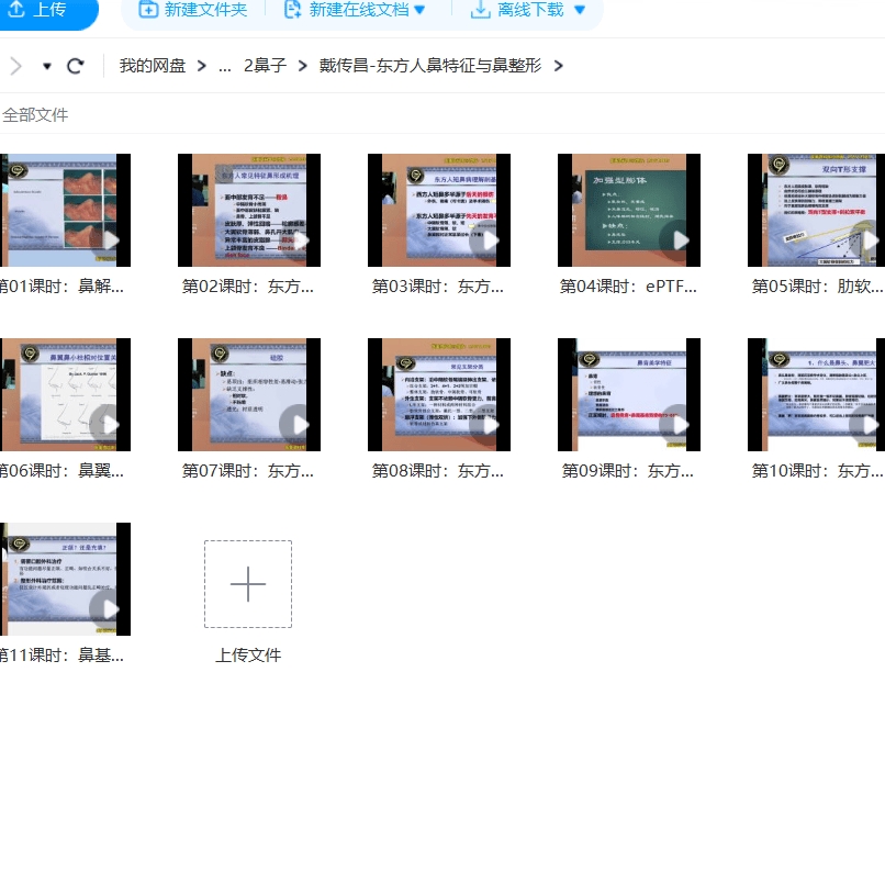 戴传昌-东方人鼻特征与鼻整形课程