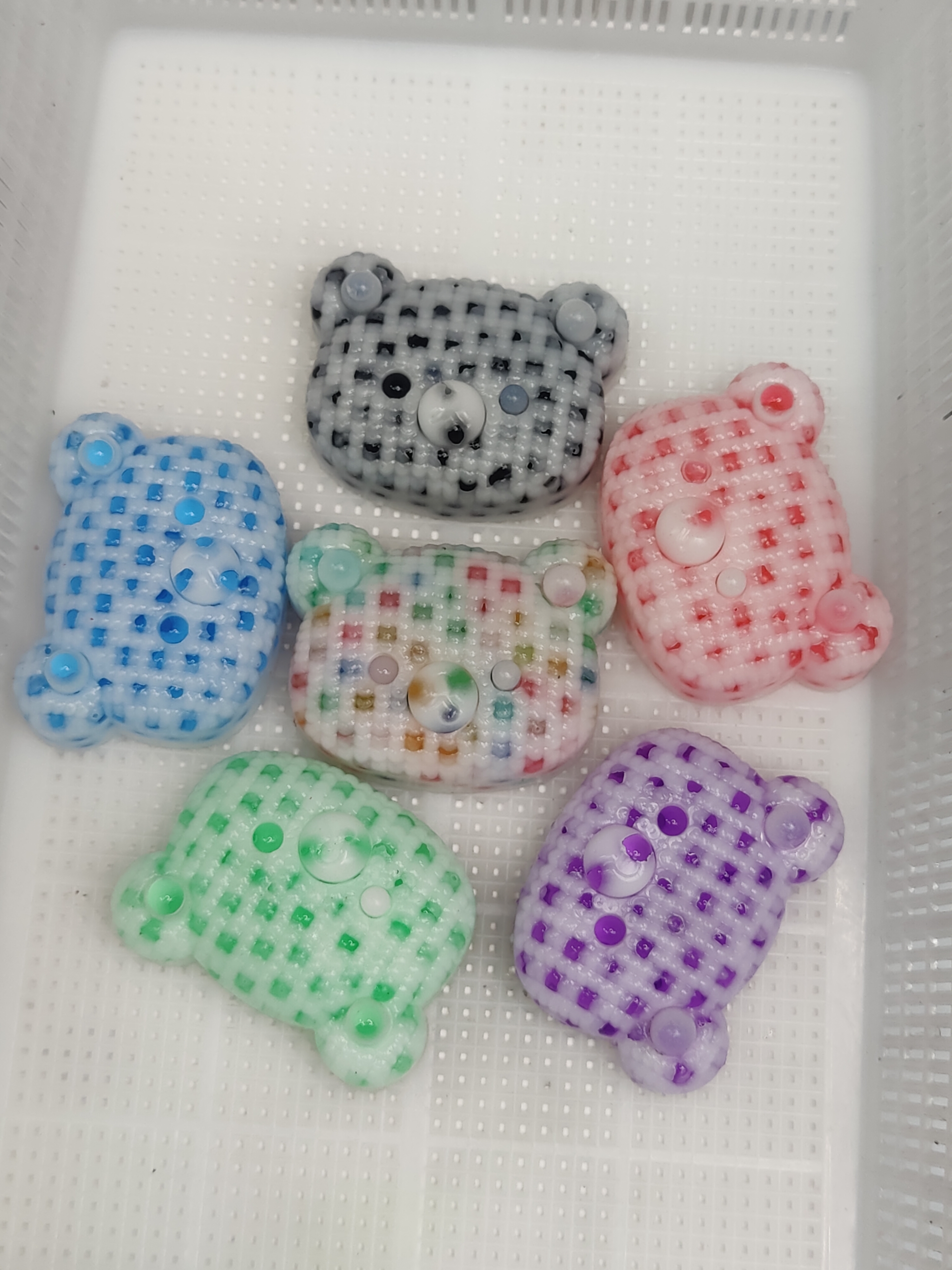 新款高颜值网红小熊捏捏乐挤痘痘解压玩具减压神器发泄玩具