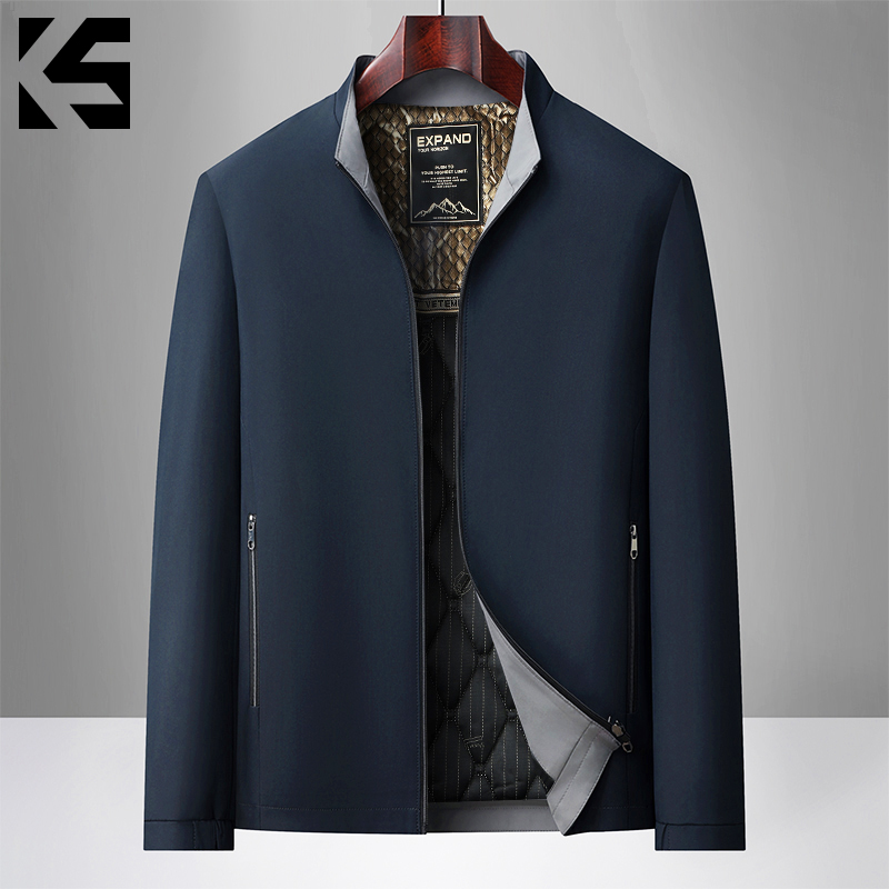 【维也娜老赵专享】保暖免烫男轻商务夹克秋冬棉衣外套YC2566H