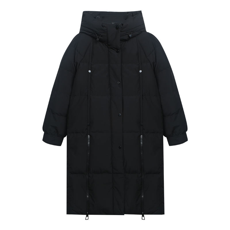 【爆米花专享】连帽长款羽绒服加厚保暖时尚外套MX24-Y108