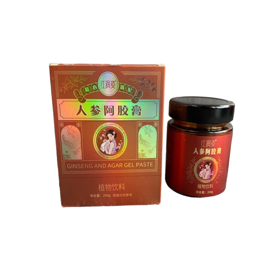 红润姿人参阿胶膏植物饮