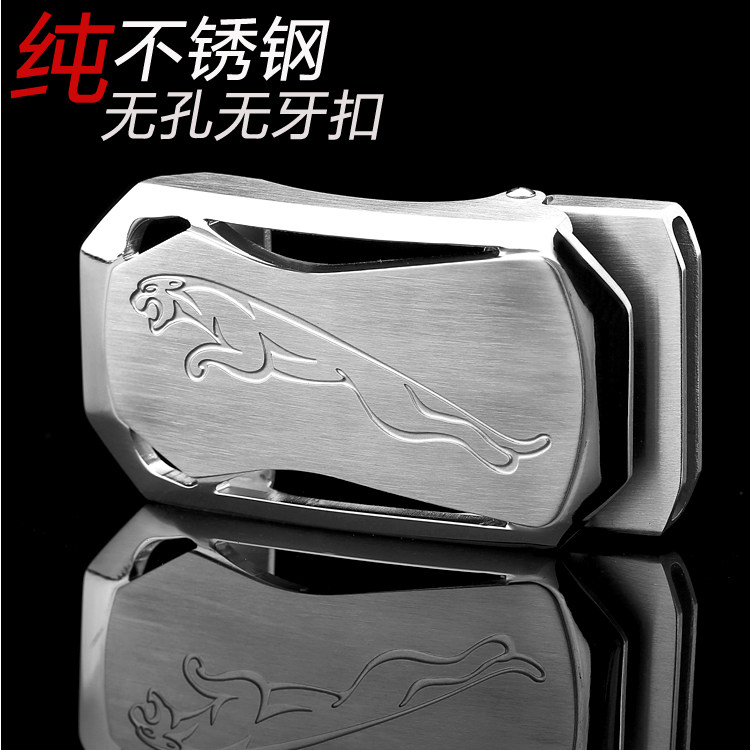 不锈钢皮带扣头无牙自动扣