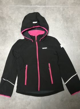【80后妍妍】外贸出口软壳抓绒冲锋衣ice防风防水透气女童装秋冬