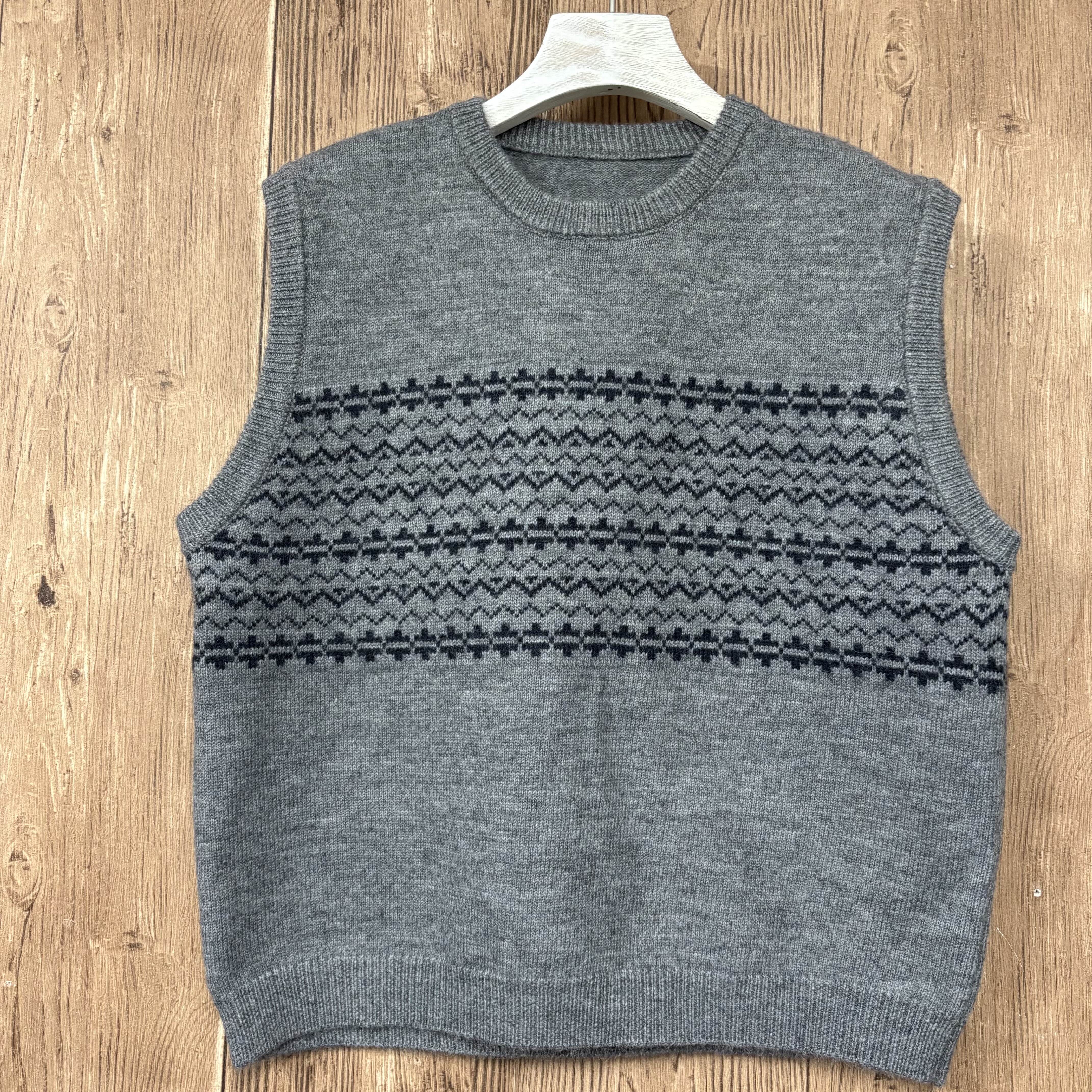 日系复古松弛感圆领套头针织衫女宽松韩版简约撞色拼接无袖坎肩冬,女装/女士精品,马夹,淘宝优惠券,粉丝福利购,淘宝优惠卷