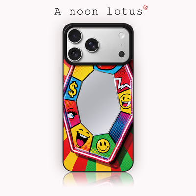 抽象镜子iPhone17Air/16手机壳镜面苹果15Promax14Plus软13/12硅胶黑色耐脏11小米华为vivo荣耀OPPO耐摔