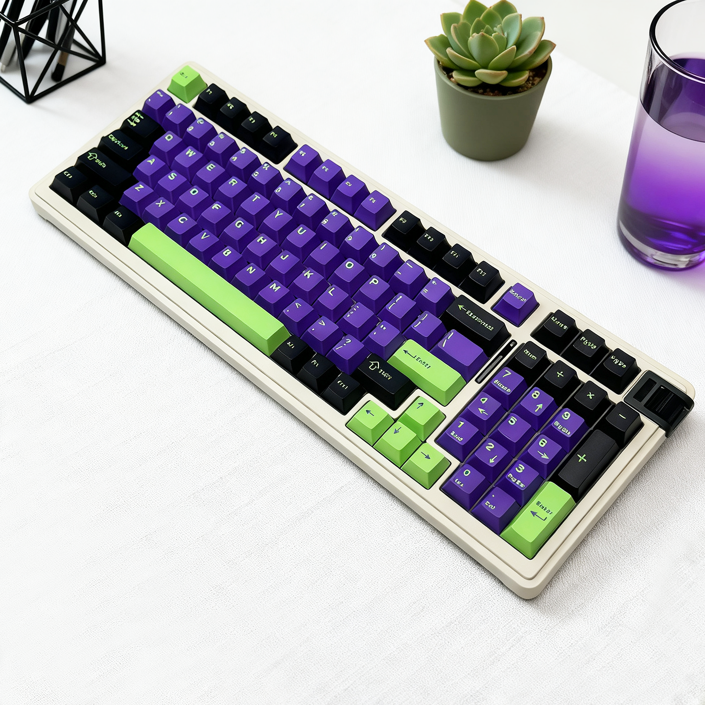 KZZI珂芝K98V2无线蓝牙机械键盘