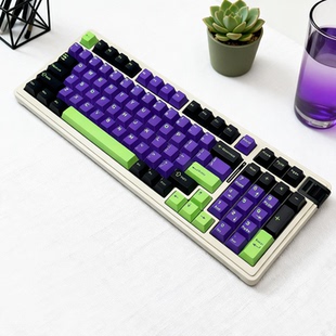 KZZI珂芝K98V2无线2.4g蓝牙机械键盘三模有线RGB胶坨坨游戏客制化