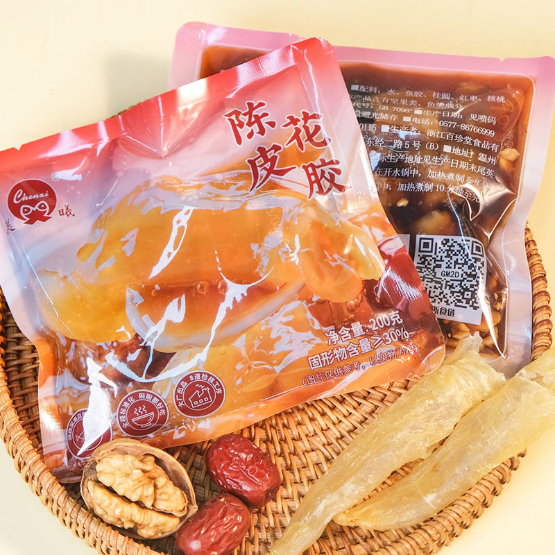 晨曦陈皮花胶开袋即食无添加剂