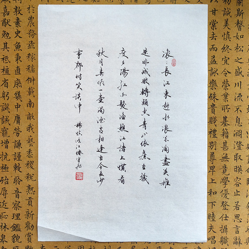 宇飞硬笔作品练习练字手稿成人学生对照临摹楷书行书草书随机发货