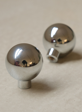 黄铜时代ALOTOF 黄铜镀铬复古柜门拉手