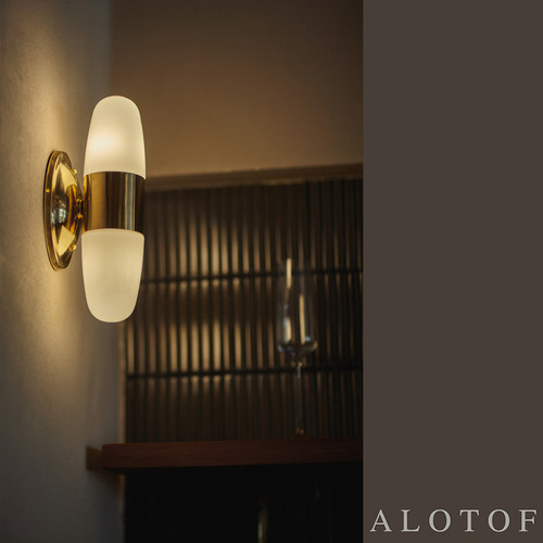 alotof黄铜壁灯复古书房壁灯