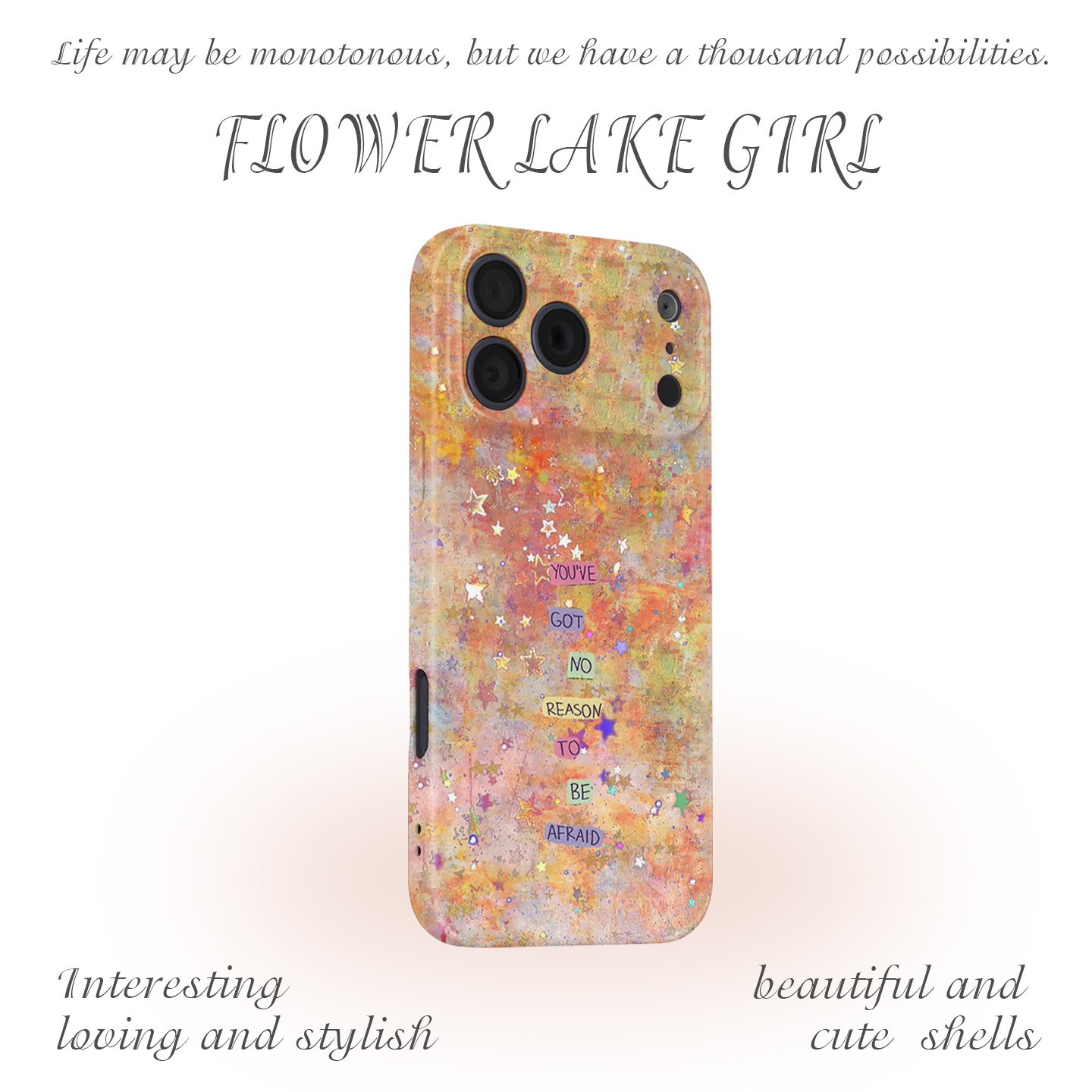 【没理由感到害怕】涂鸦手机壳