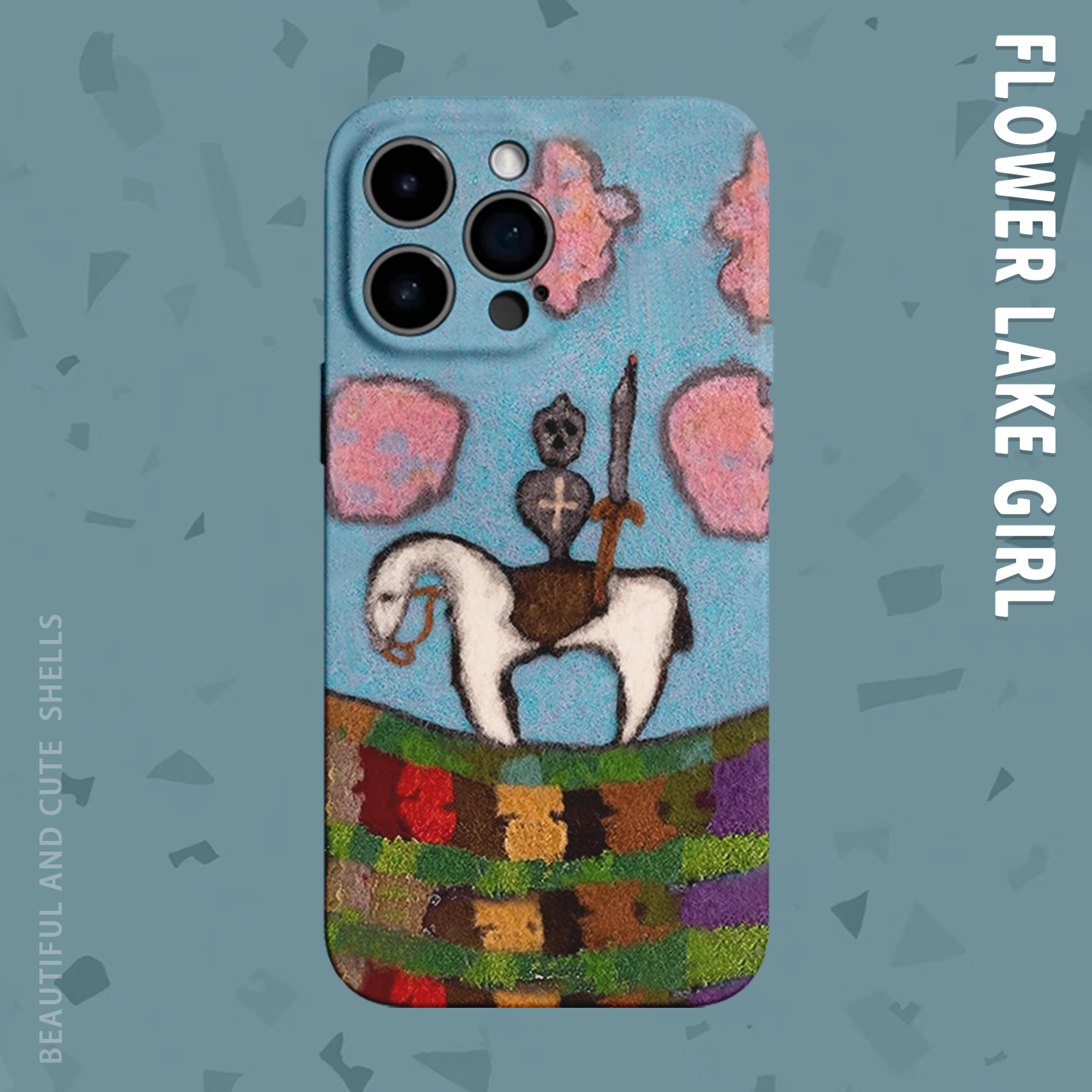 【再靠近一点点】油画骑士手机壳